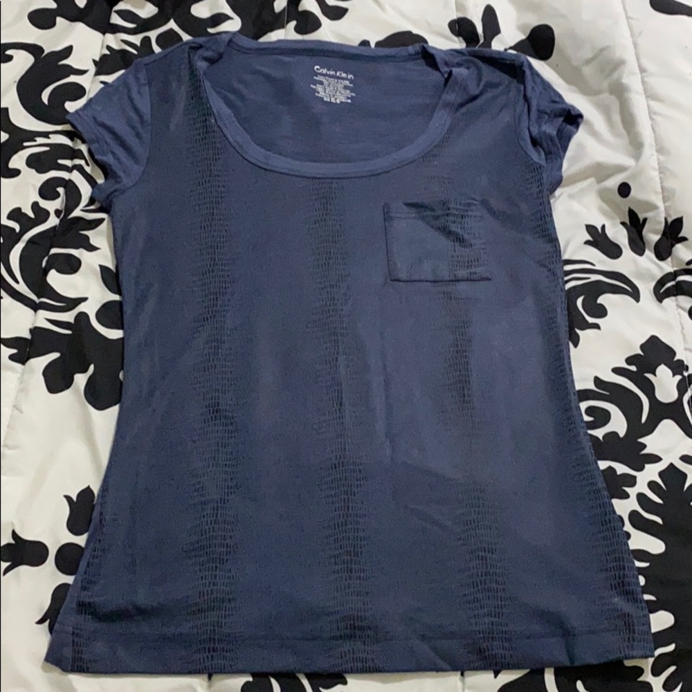 Calvin Klein patterned top XS NWOT
